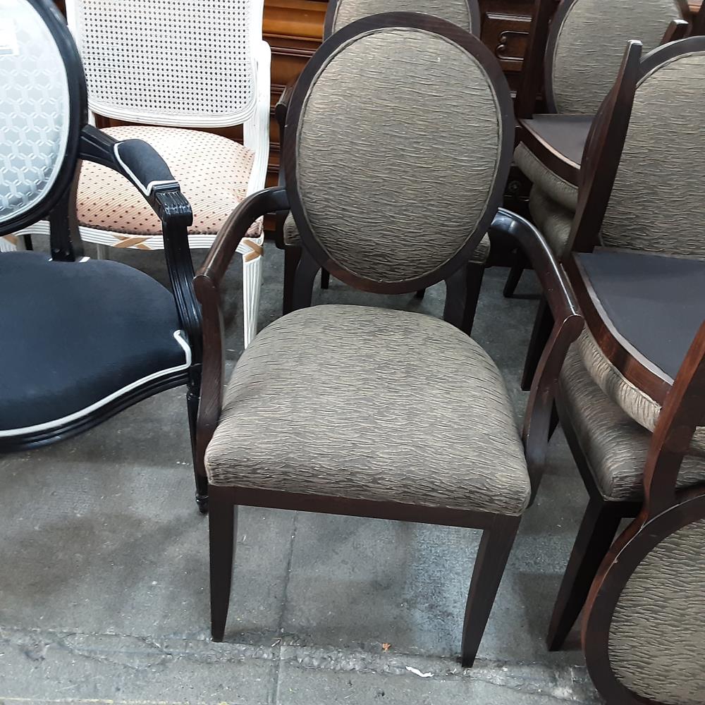 FAUTEUIL TISSU COULEUR BRONZE 
