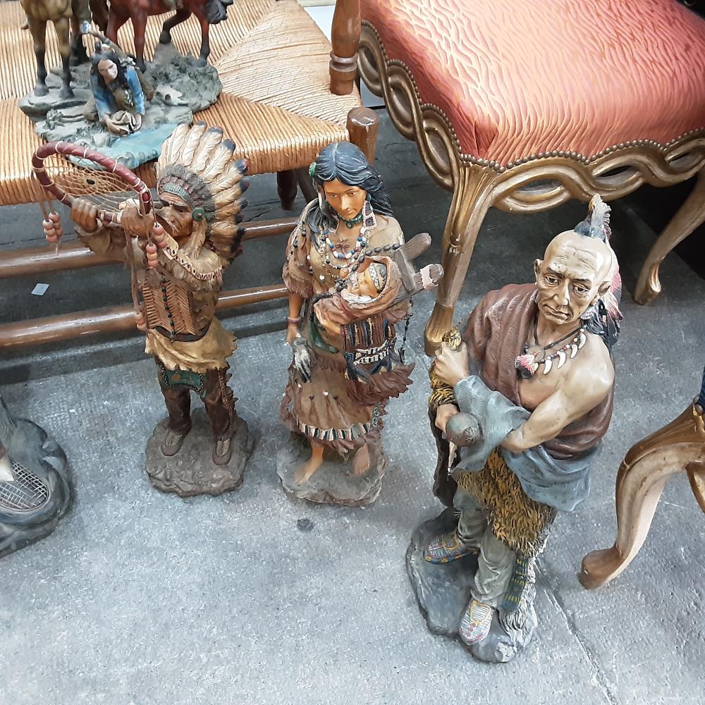 STATUE INDIEN 