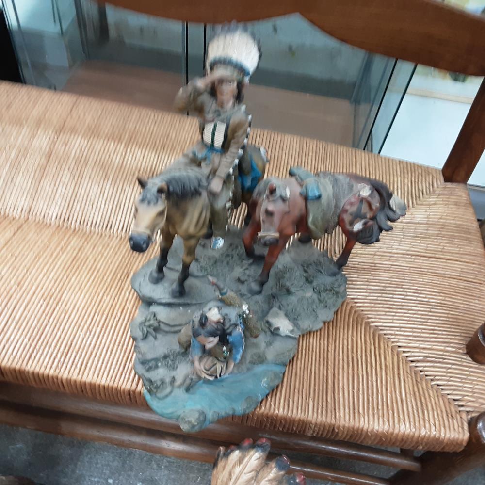 STATUE INDIEN 