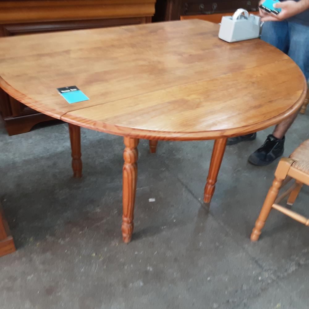 TABLE BOIS A RABATS 