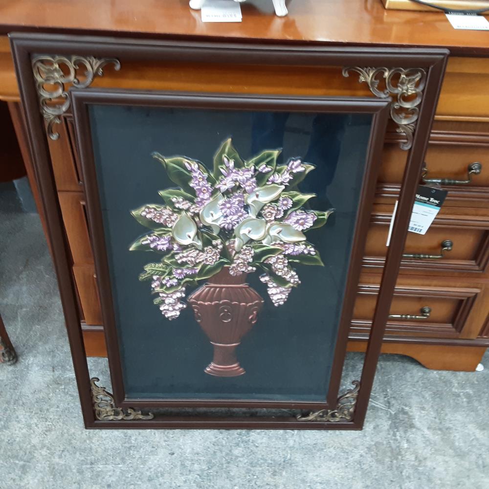 CADRE DECO FLEURS 