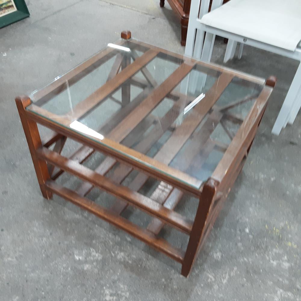 TABLE BASSE BOIS CARREE 