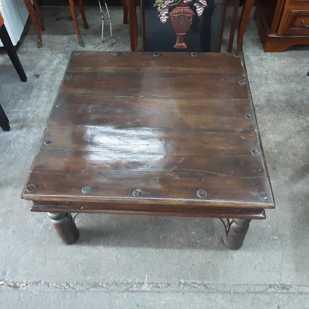 TABLE BASSE BOIS CARRE 