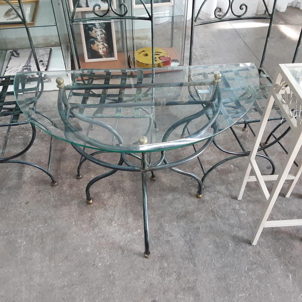 CONSOLE FF AVEC VERRE 