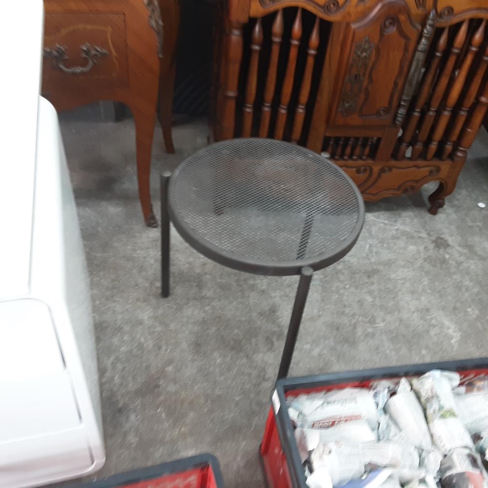 TABLE BASSE RONDE METAL 