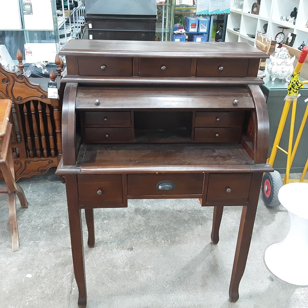 BUREAU CYLINDRE BOIS 