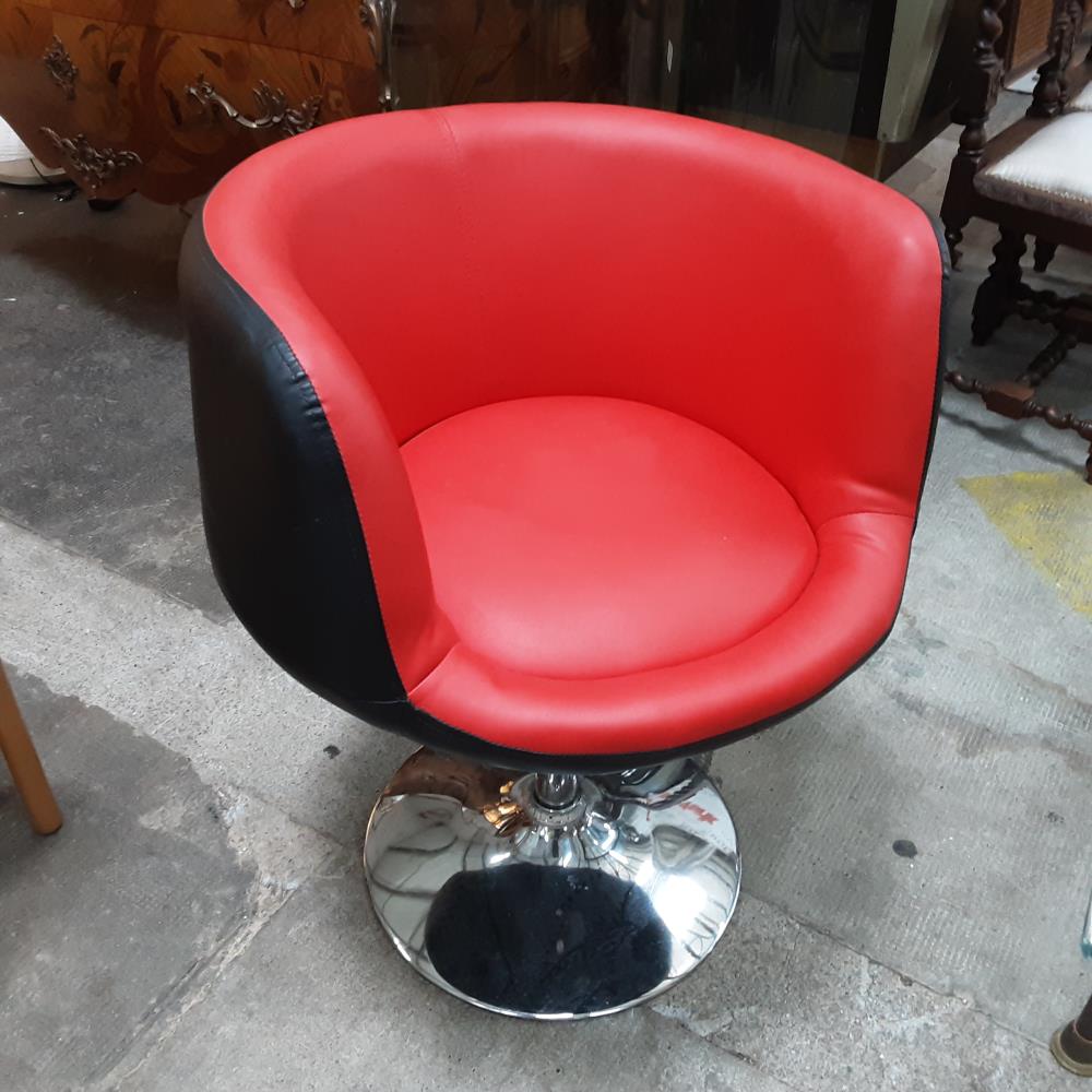 FAUTEUIL ROUGE NOIR 