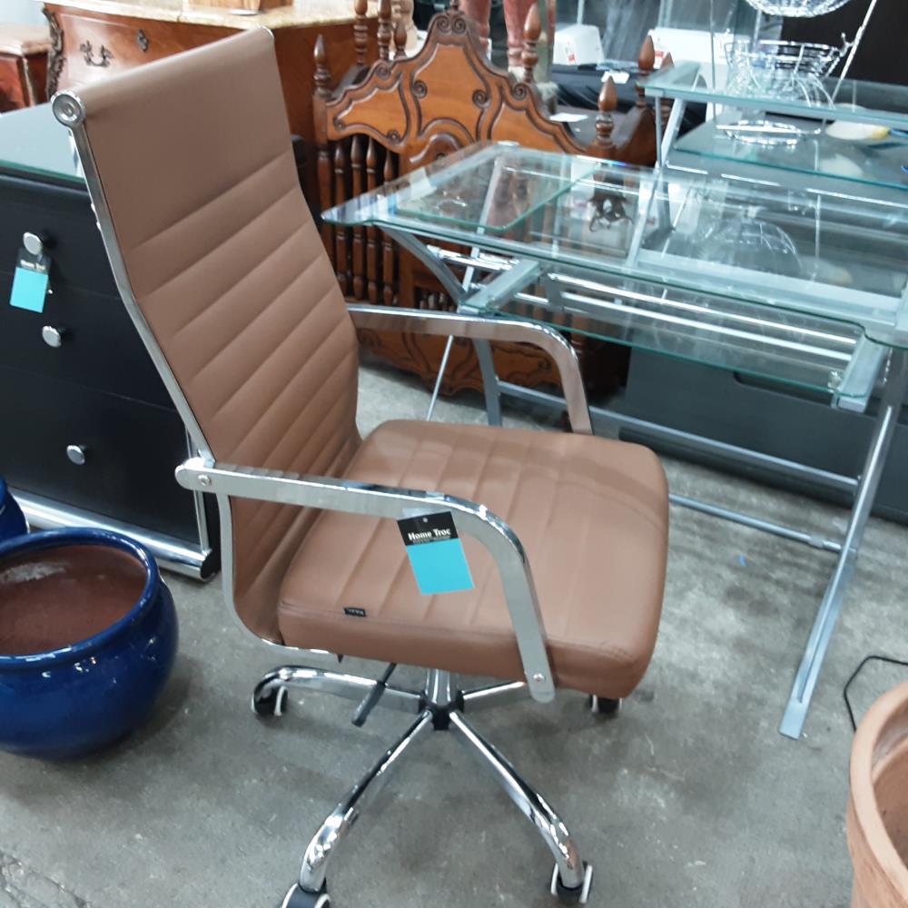 FAUTEUIL DE BUREAU MARRON 
