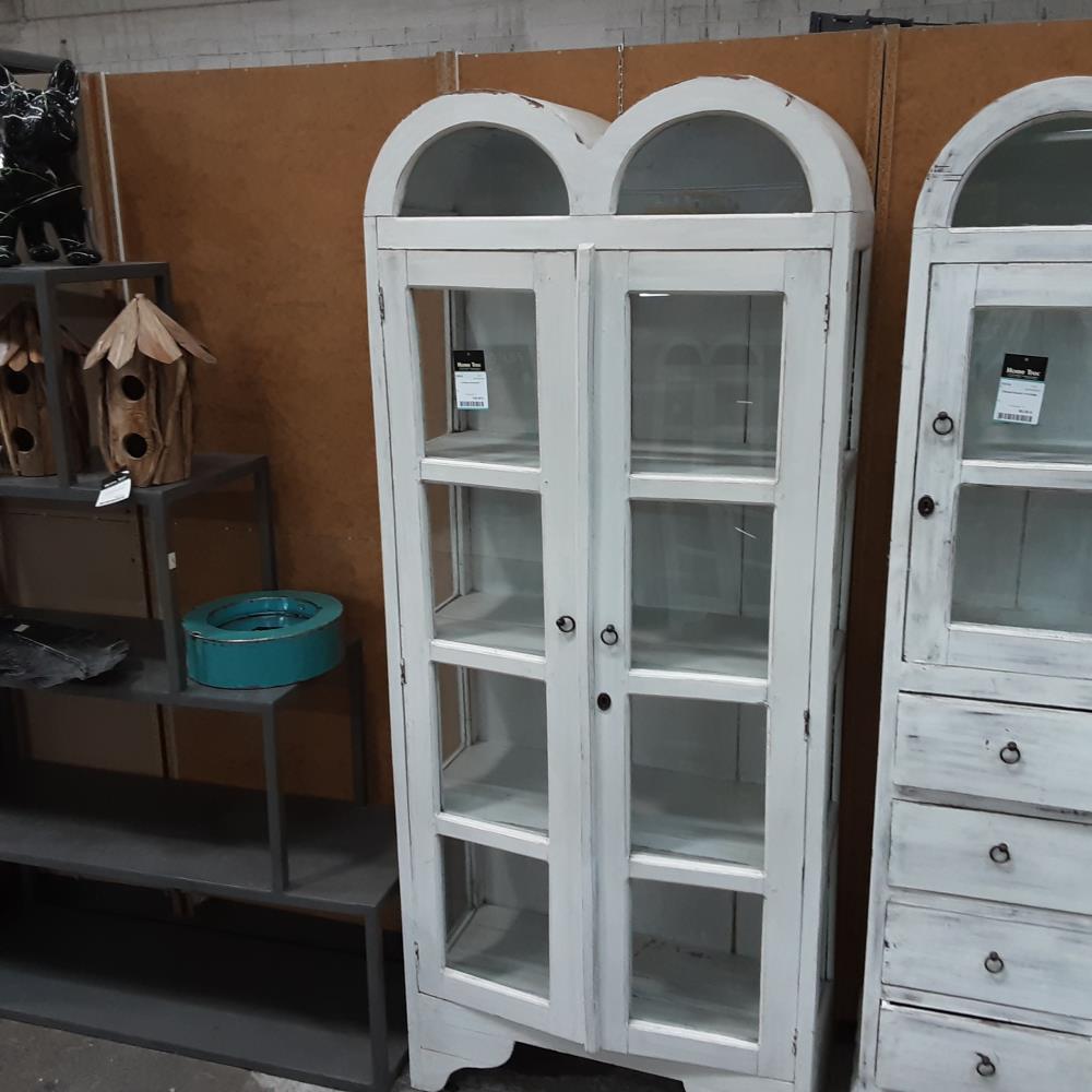 VITRINE 2P BLANCHE