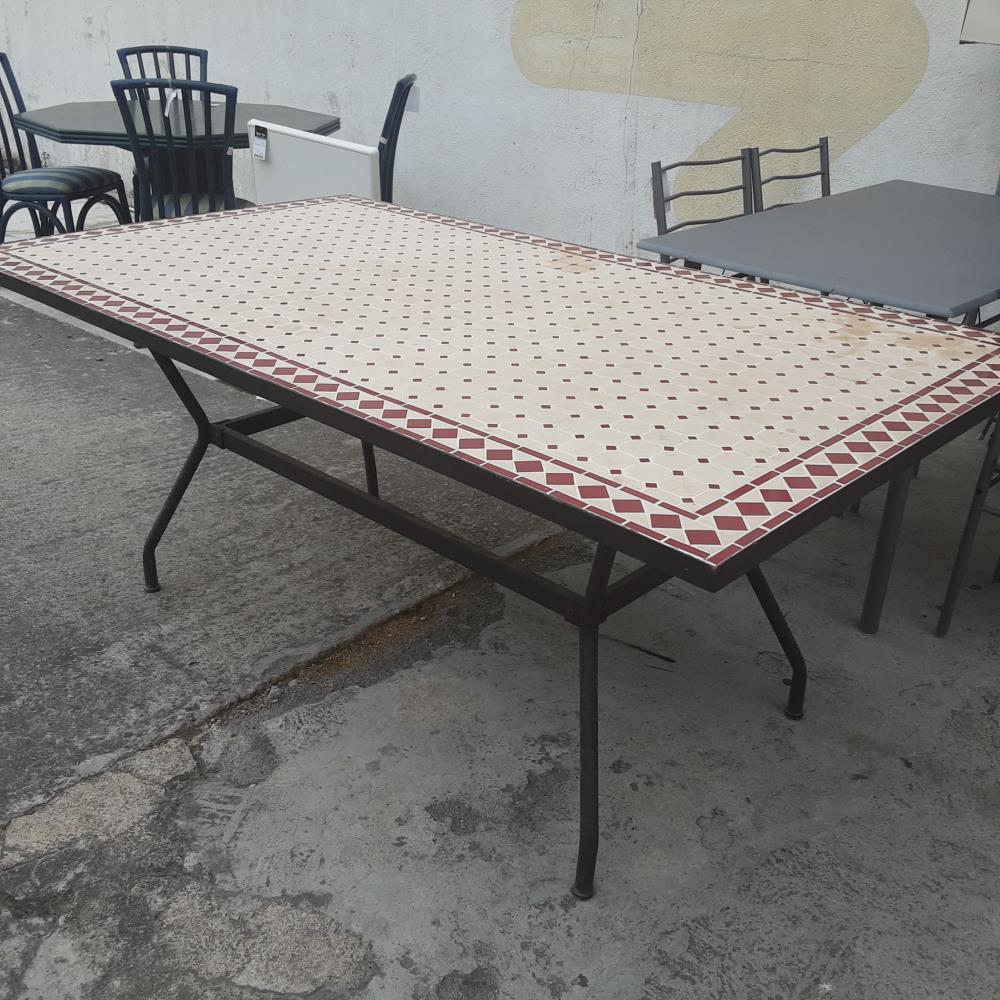 TABLE RECTANGLE JARDIN 