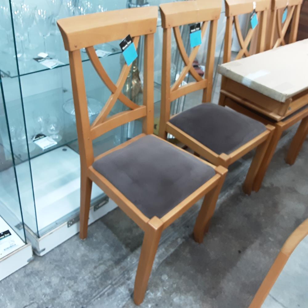 CHAISE BOIS ASSISE MARRON 