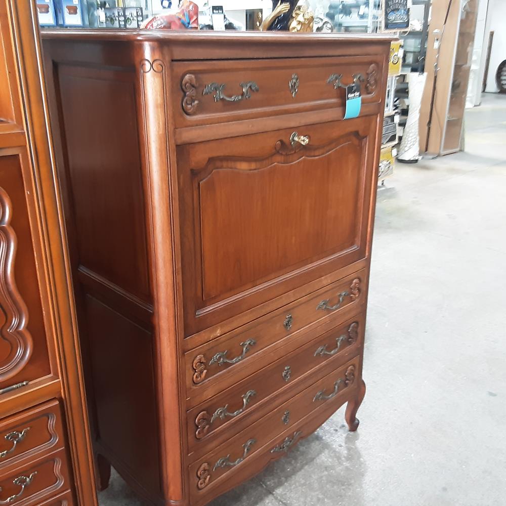 SECRETAIRE 4 TIROIRS 1 PORTE 