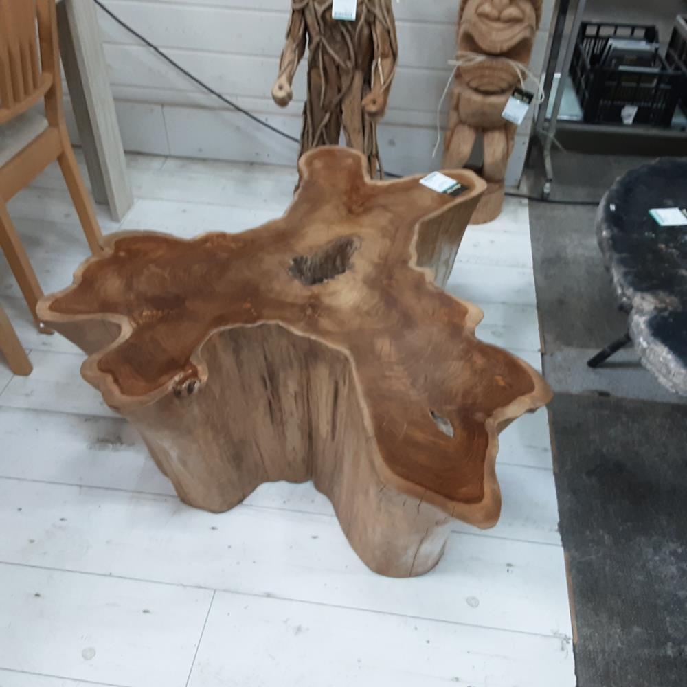 TABLE BASSE TECK MOD.ETOILE