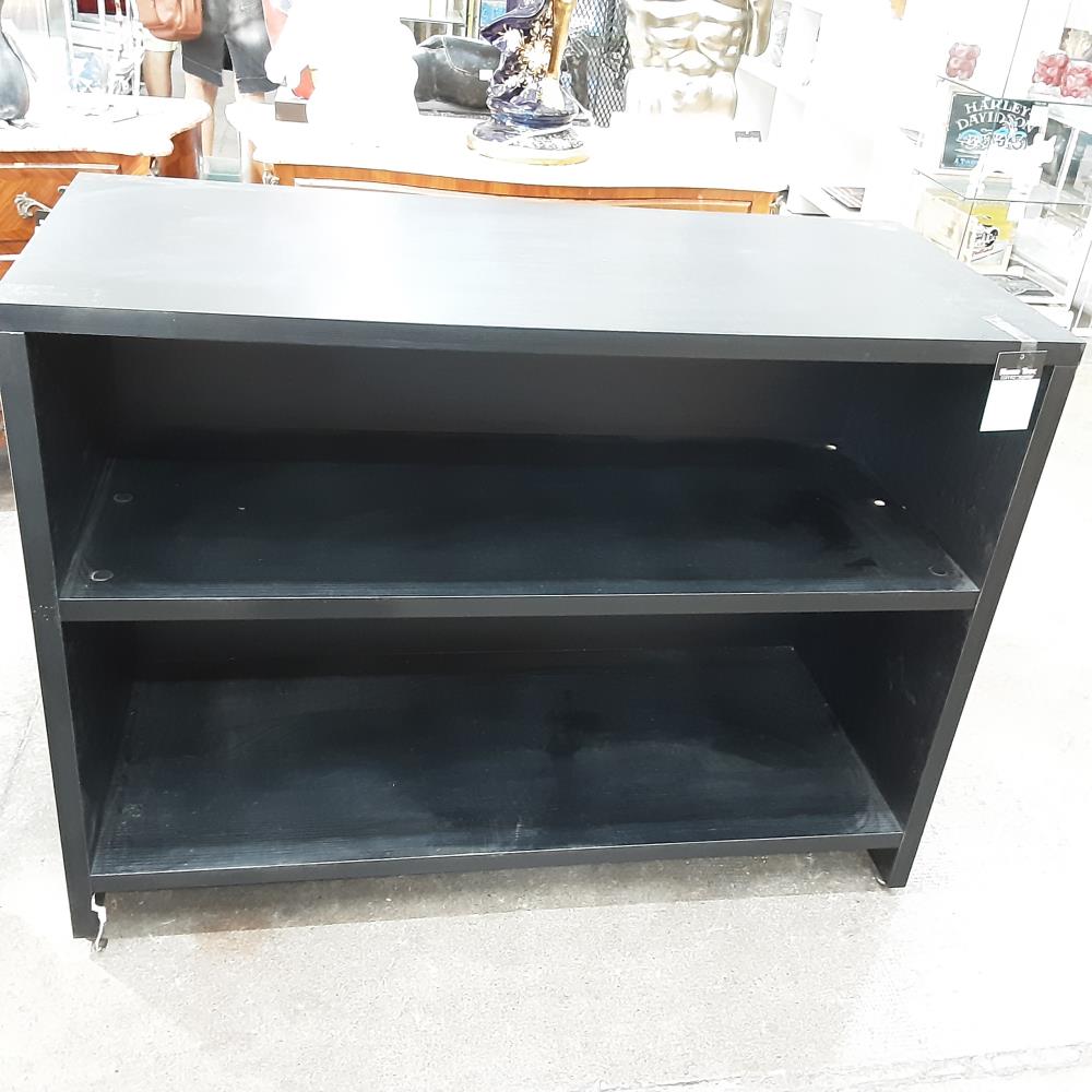 MEUBLE NOIR 2 ETAGERE 