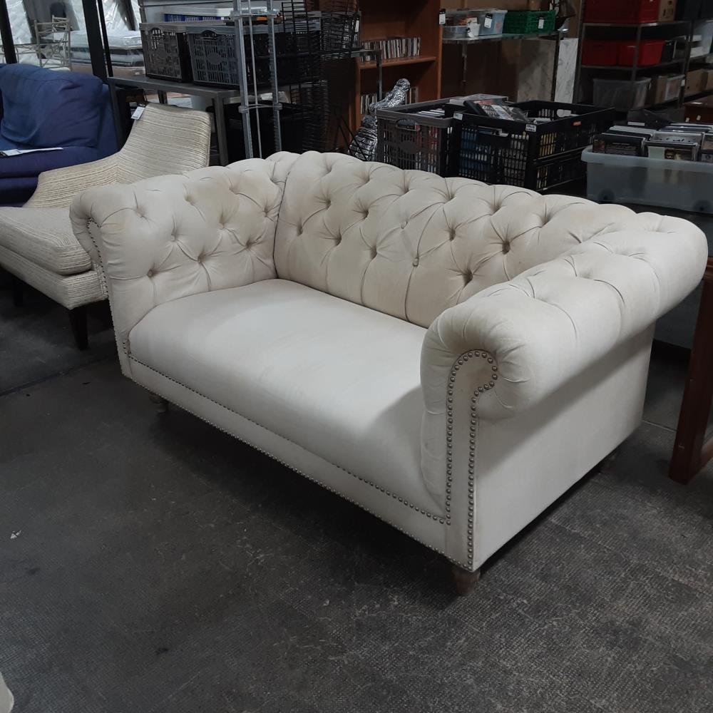 CANAPE 2 PLACES TISSU 