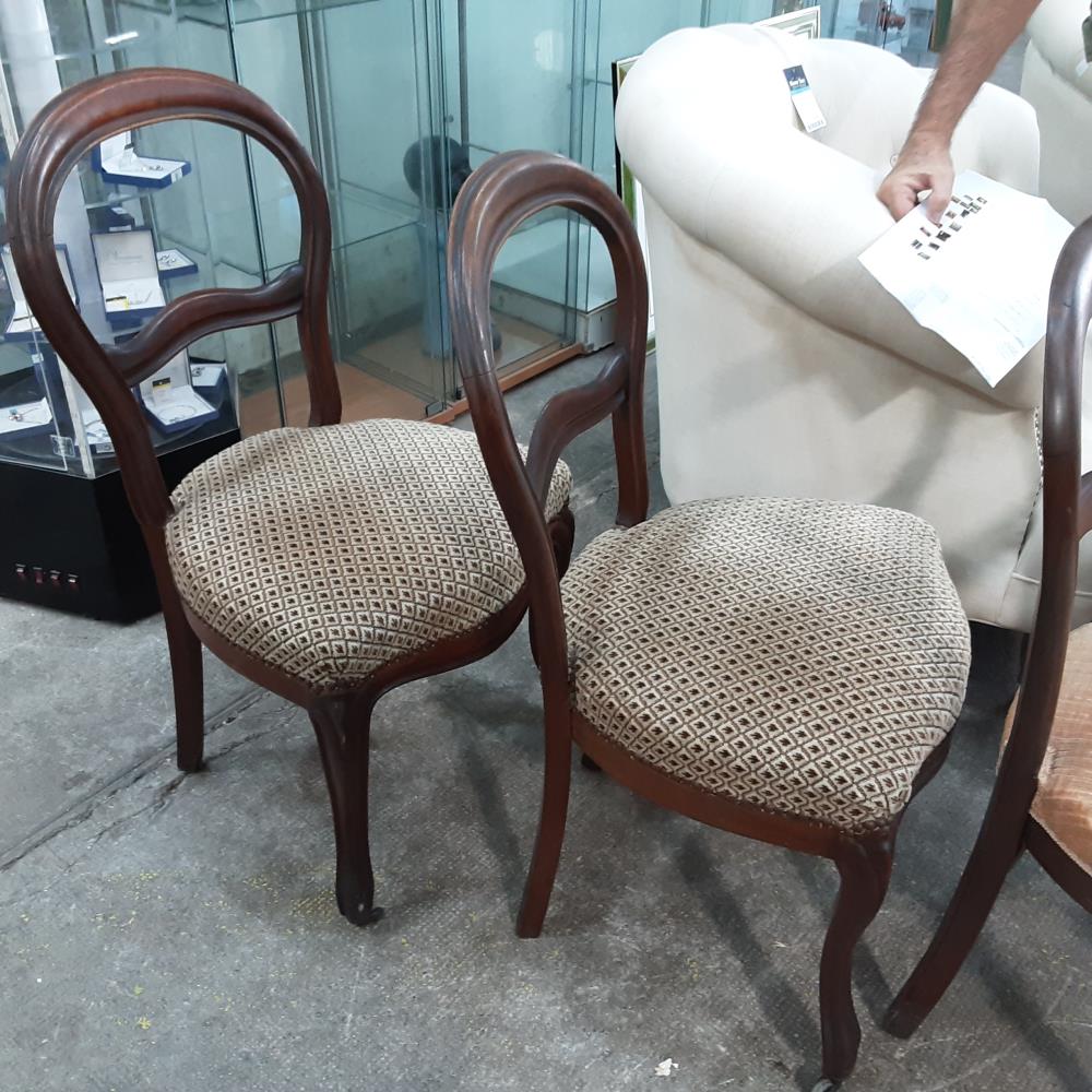 CHAISE TISSU BOIS 