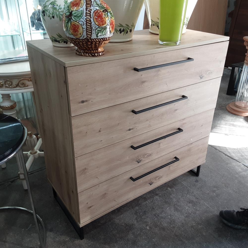 COMMODE 4 TIROIRS BEIGE 