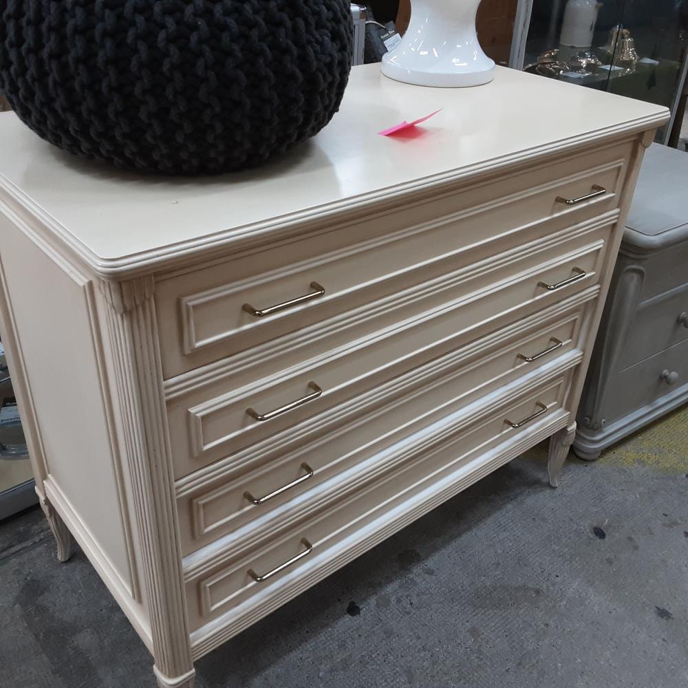 COMMODE 4 TIROIRS BEIGE 