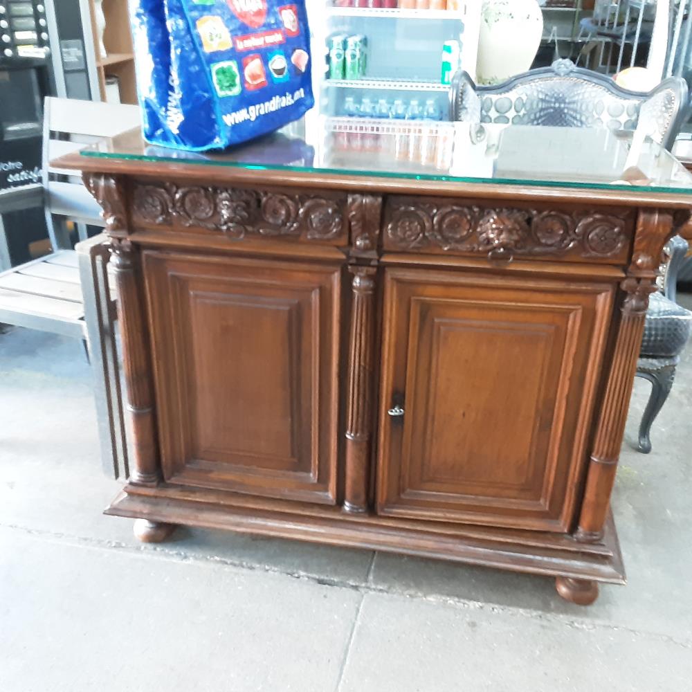 BUFFET 2 PORTES 2 TIROIRS 