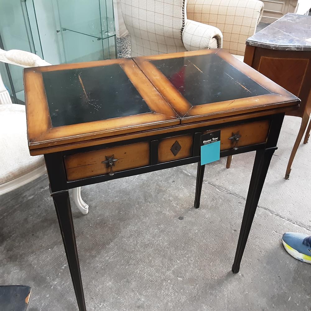 TABLE PORTE FEUILLE 1 TIROIR 