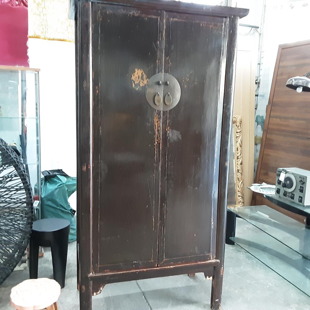 ARMOIRE 2 PORTES STYLE ASIATIQUE 