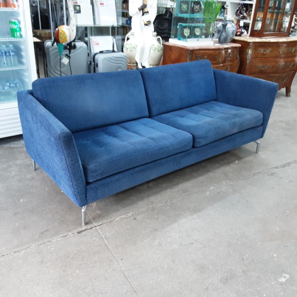 CANAPE TISSU BLEU BO CONCEPT 