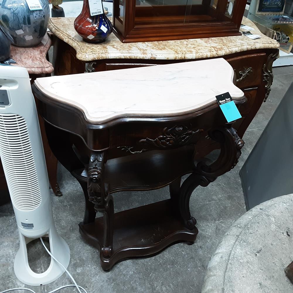 CONSOLE 1T AVEC MARBRE