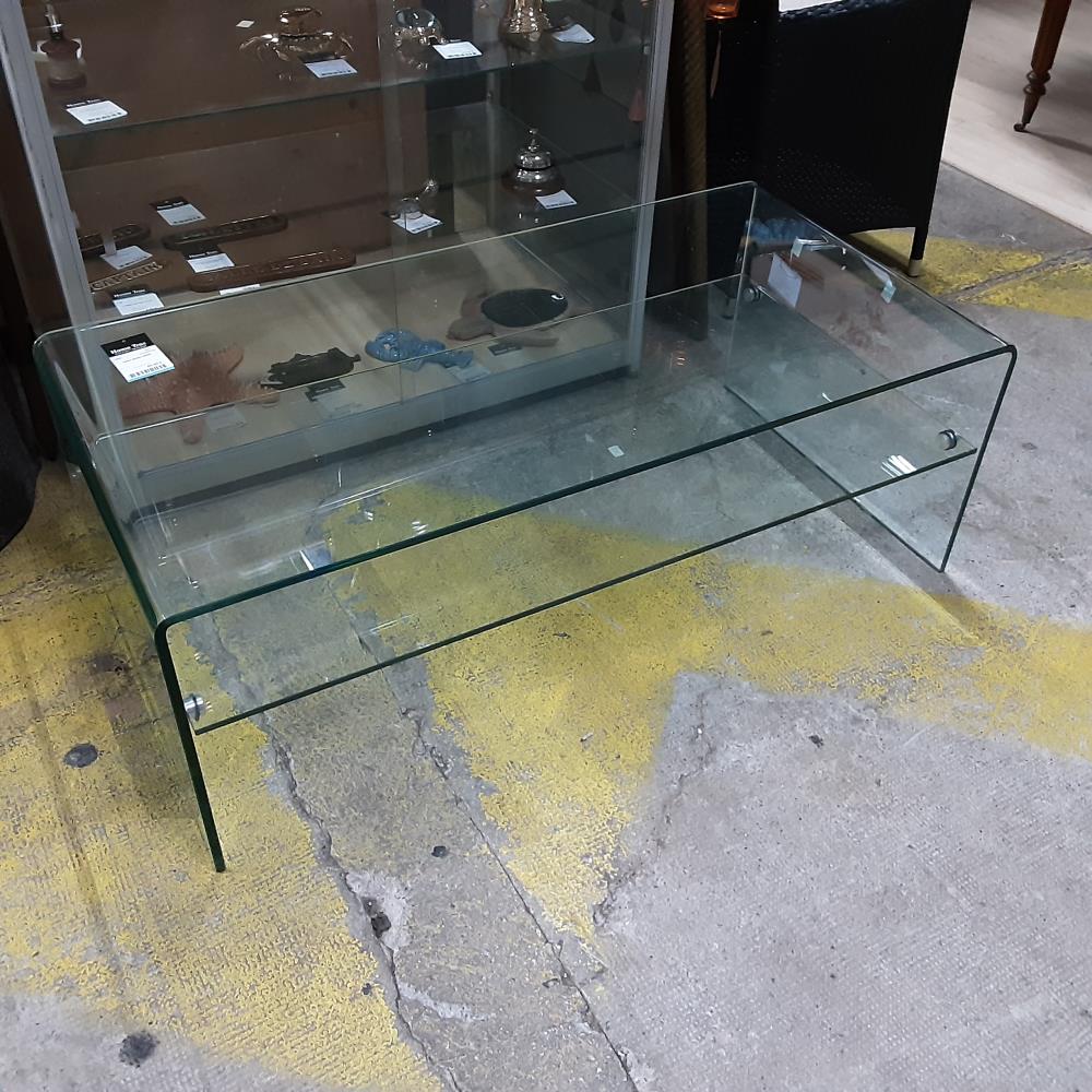 TABLE BASSE VERRE 