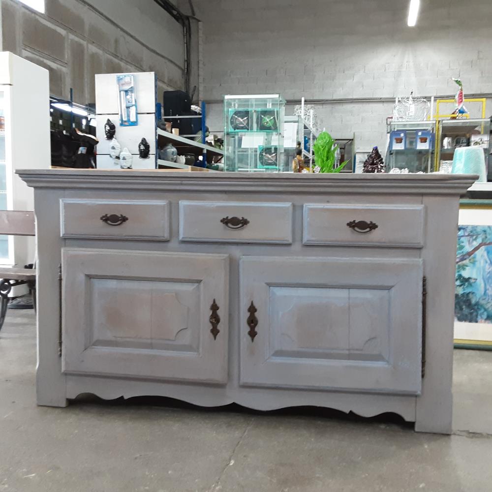 MEUBLE GRIS 3T 2P 