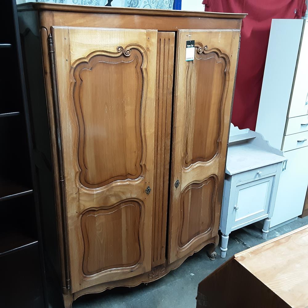ARMOIRE 2 PORTES BOIS 