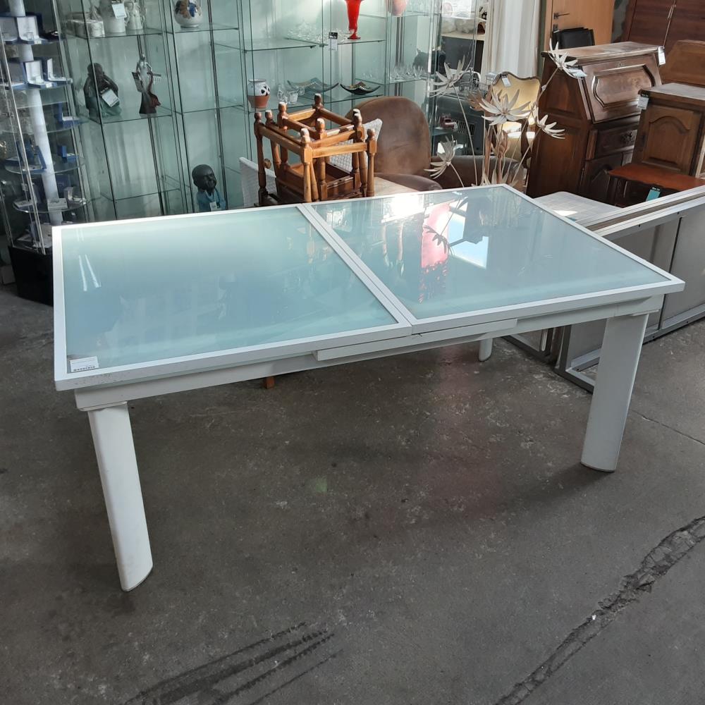 TABLE RECTANGLE BLANCHE 