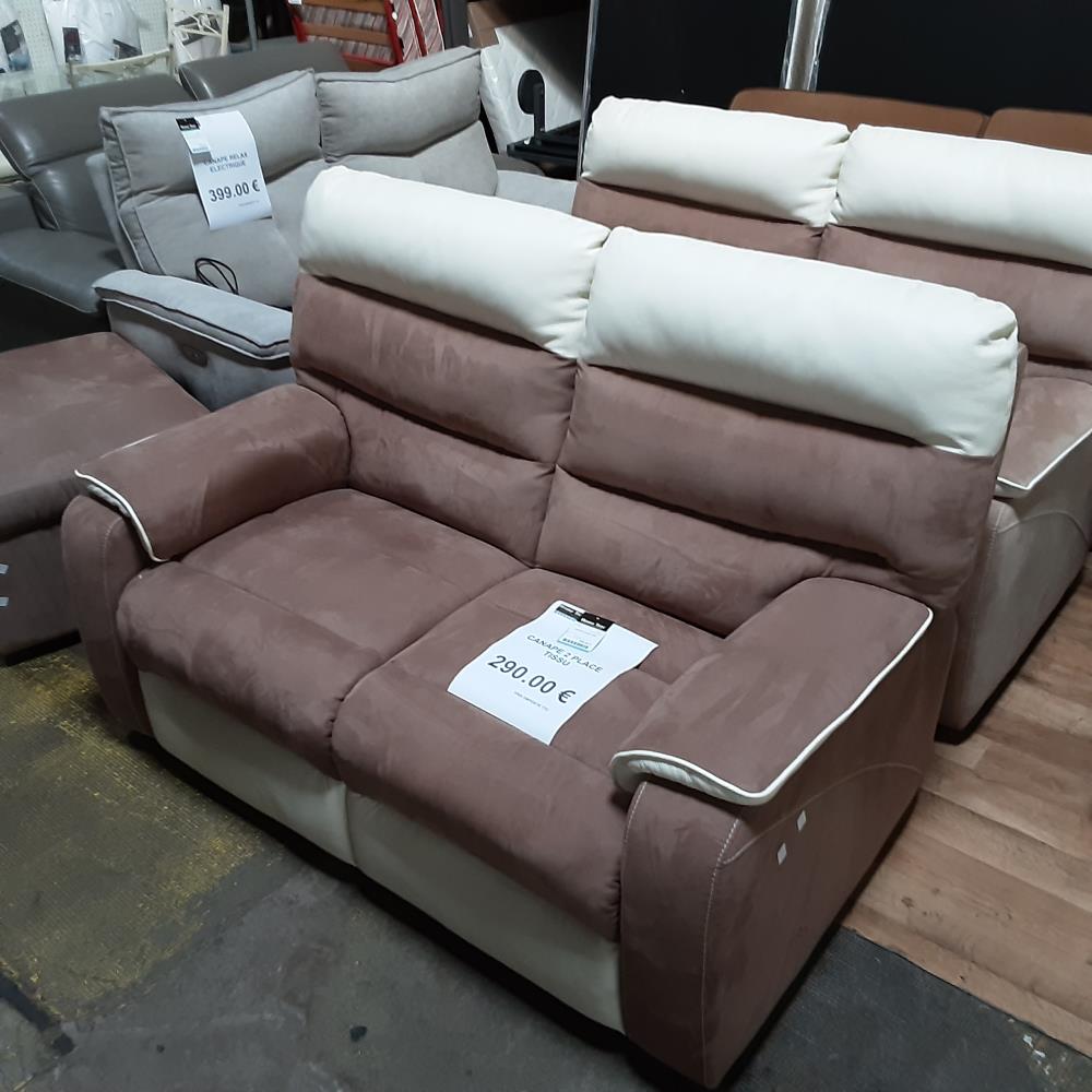 CANAPE 2 PLACE TISSU