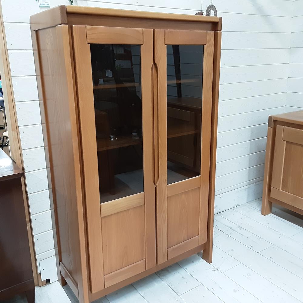 VITRINE 2 PORTES BEIGE 