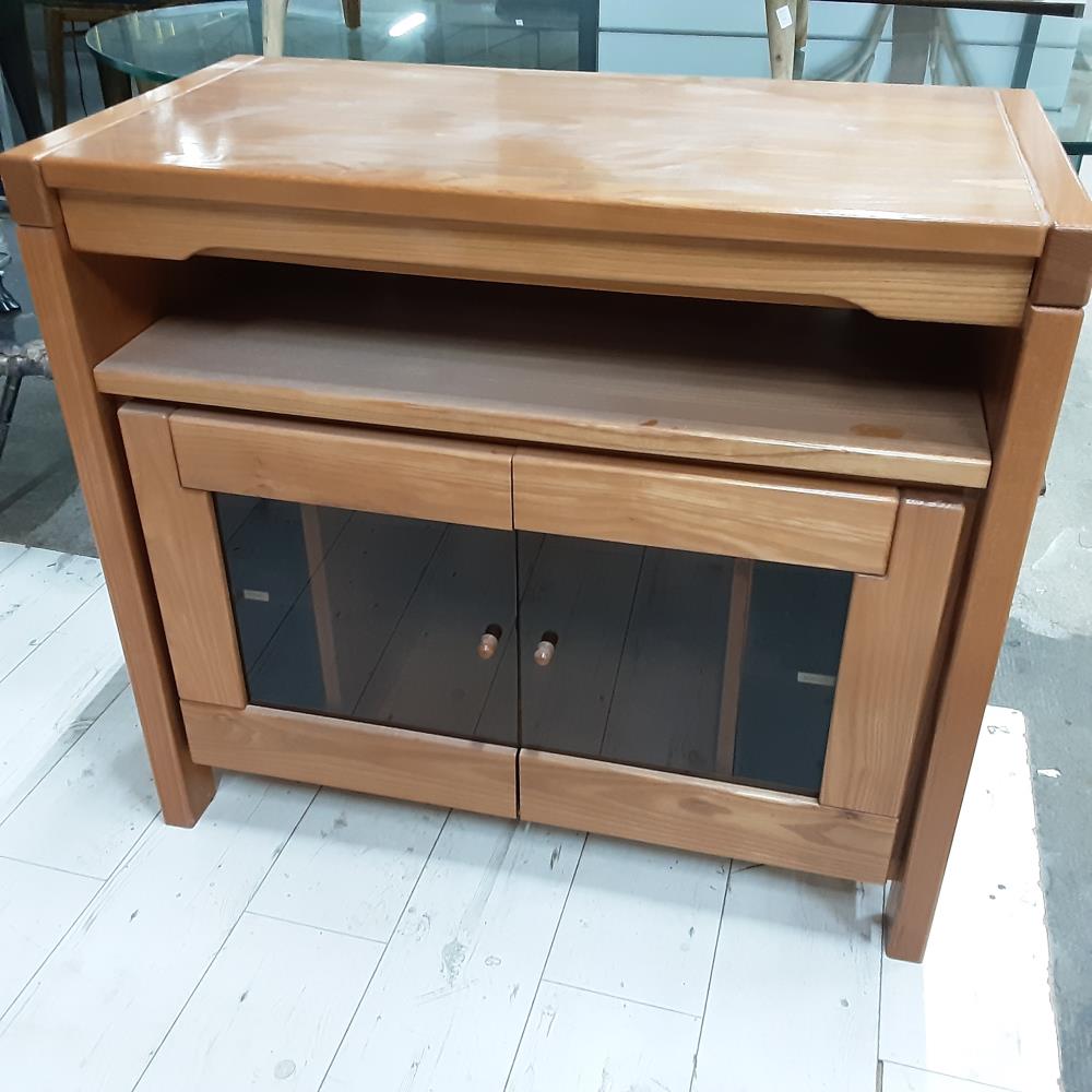 MEUBLE 2 PORTES BEIGE 