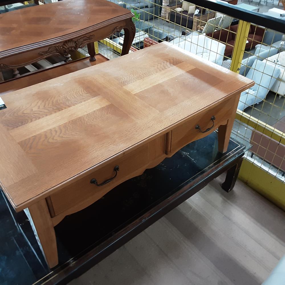 TABLE BASSE 2 TIROIRS 