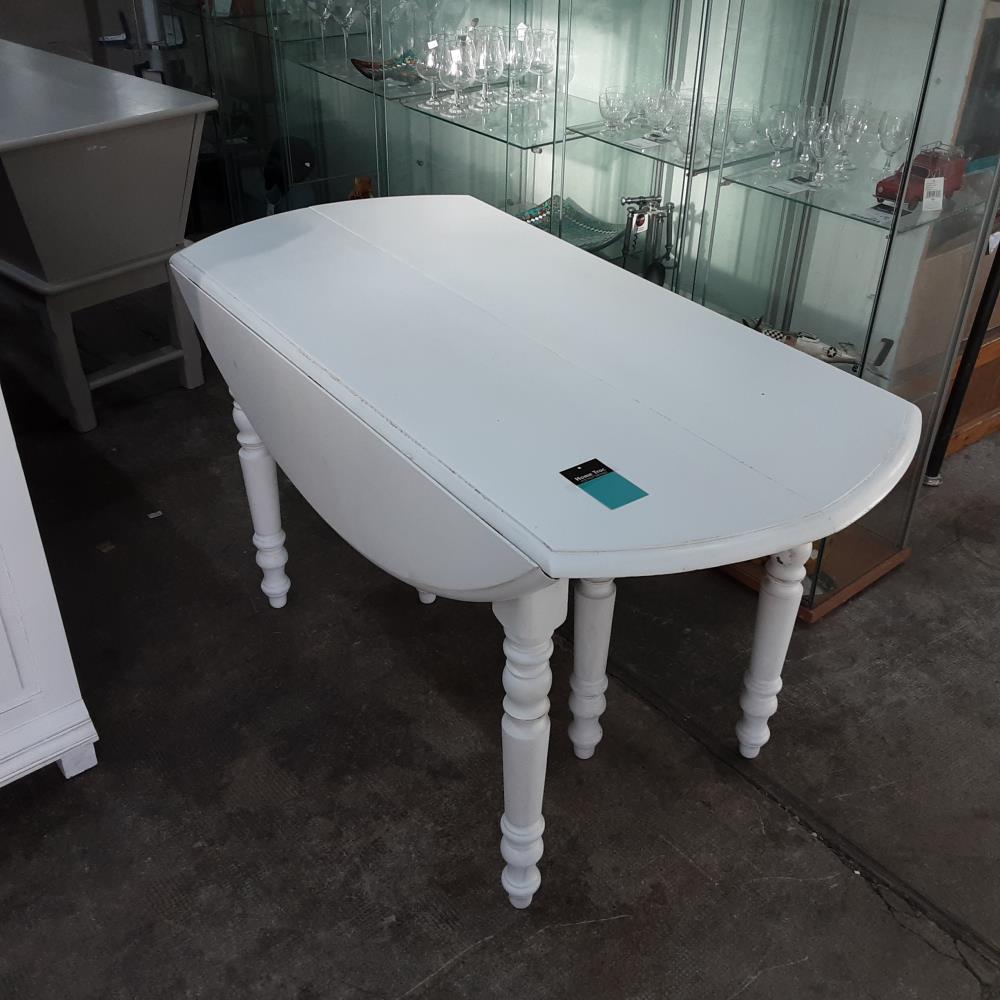 TABLE A VOLETS BLANCHE 