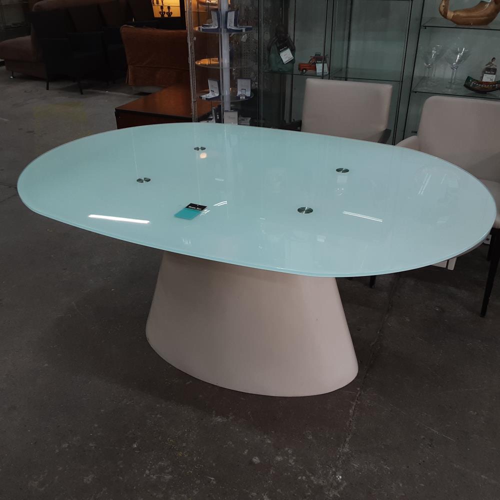 TABLE VERRE A RALLONGE 