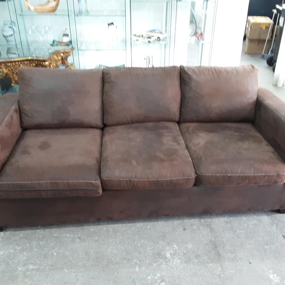 CANAPÉ CONVERTIBLE MARRON 