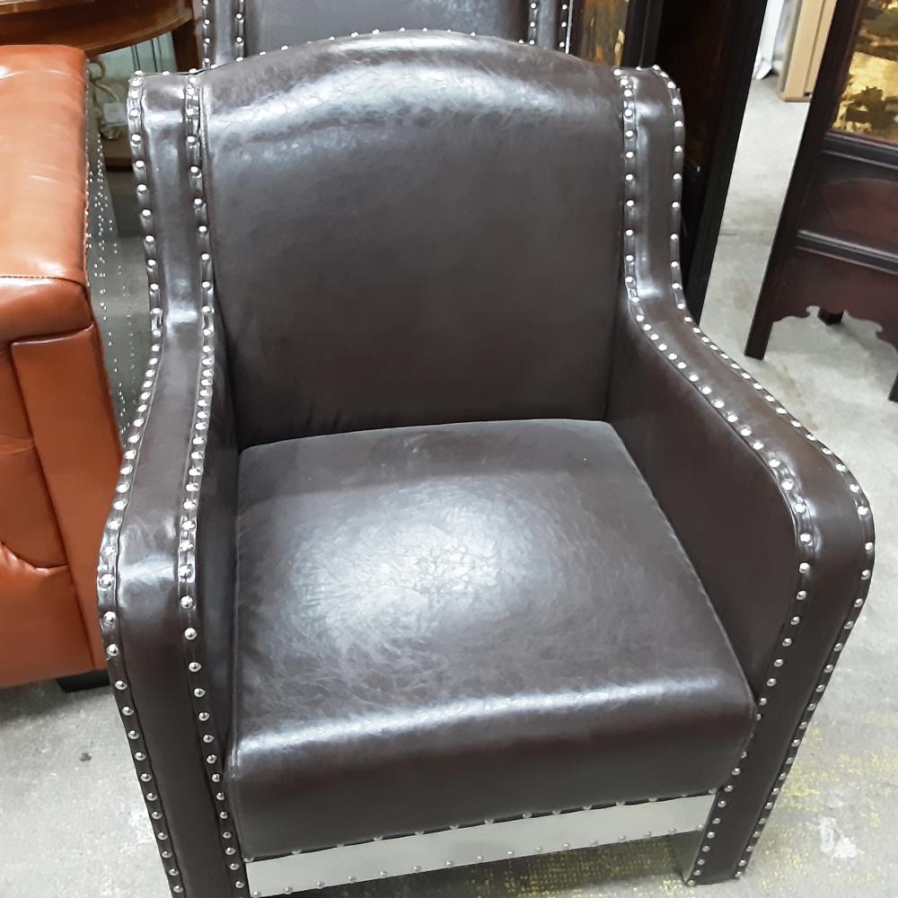 FAUTEUIL NOIR MARRON 