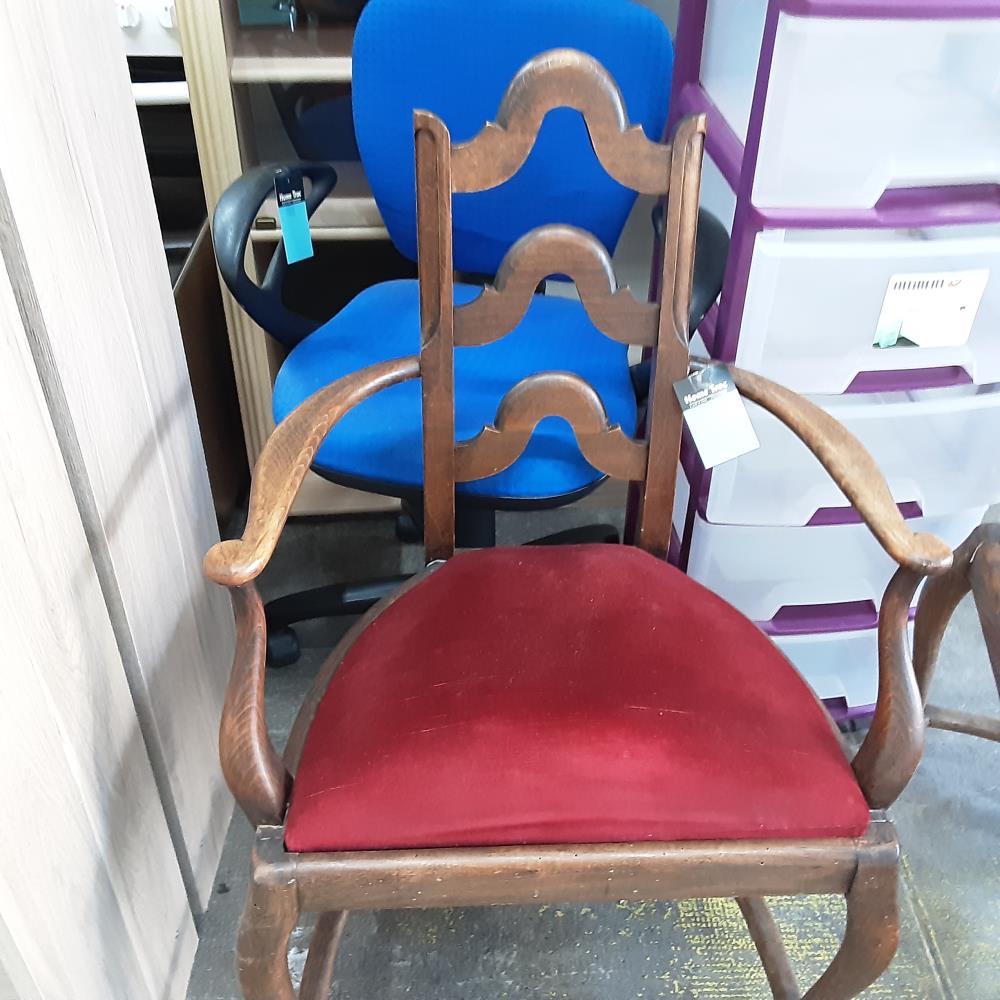 FAUTEUIL TISSU BOIS 