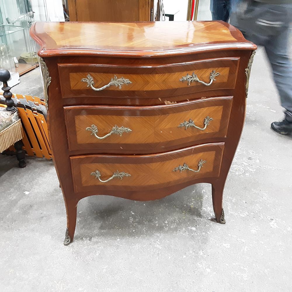 COMMODE 3 TIROIRS MARQUETÈ 