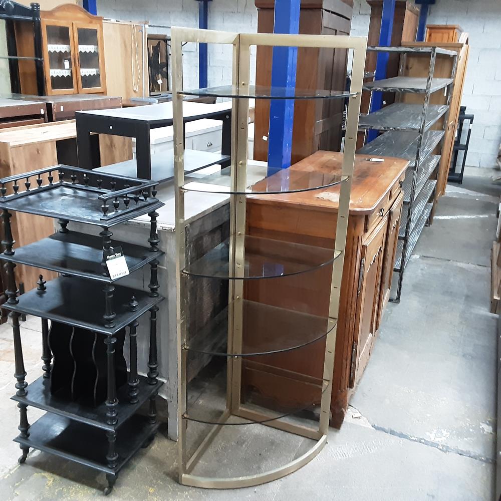 ETAGERE D ANGLE METAL 