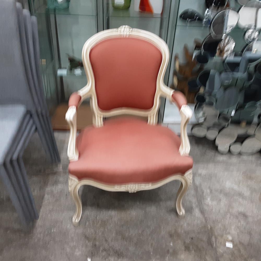 FAUTEUIL TISSU ROUGE