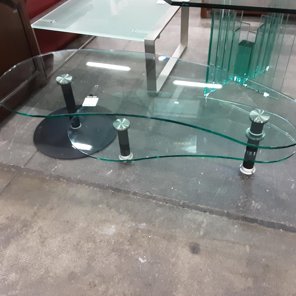 TABLE BASSE VERRE 