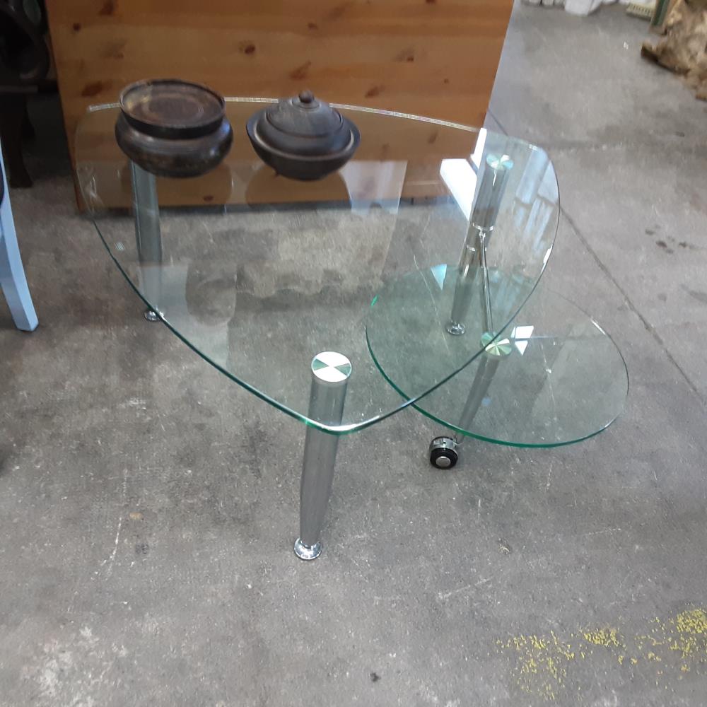 TABLE BASSE VERRE 