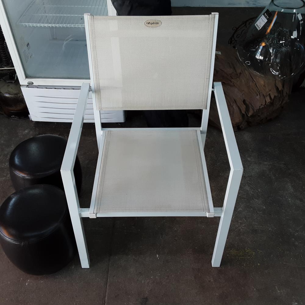 FAUTEUIL DE JARDIN BLANC