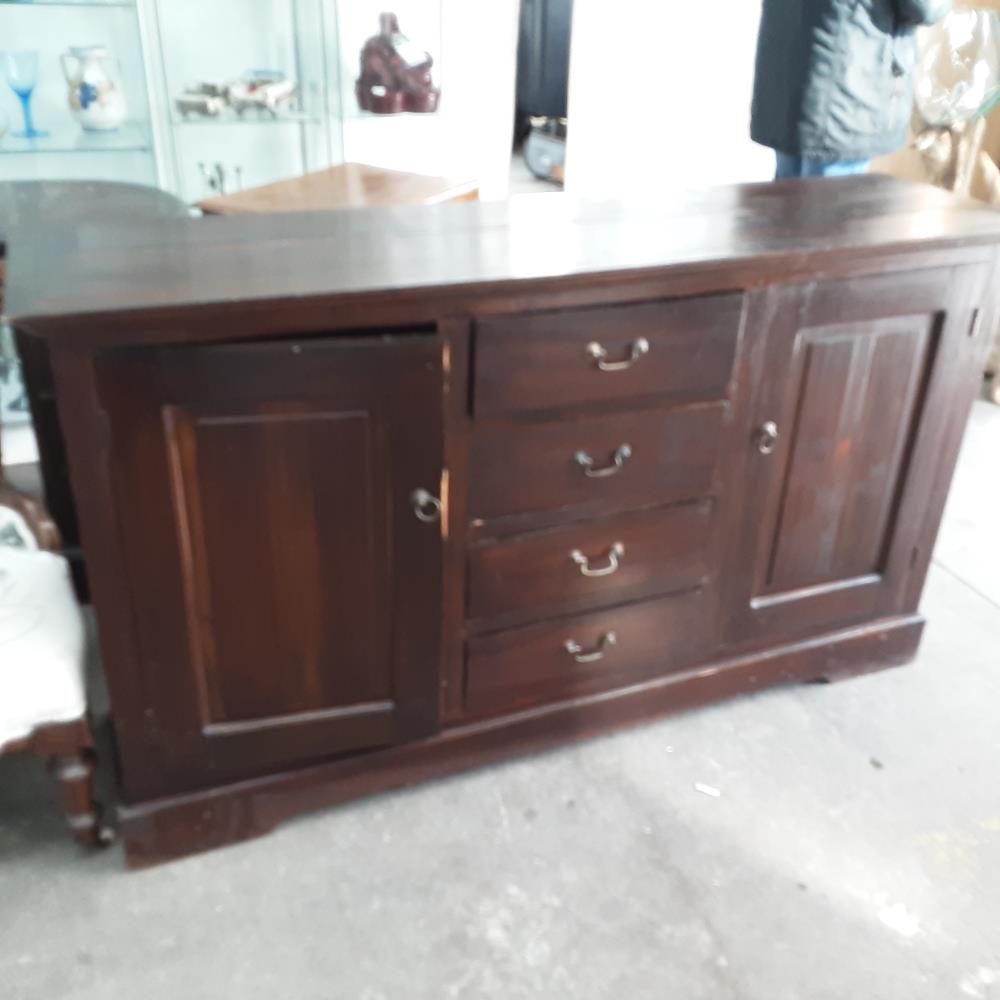 BUFFET 2 PORTES 4 TIROIRS 