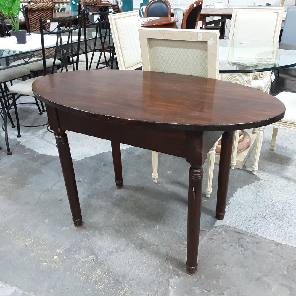 TABLE OVALE BOIS 