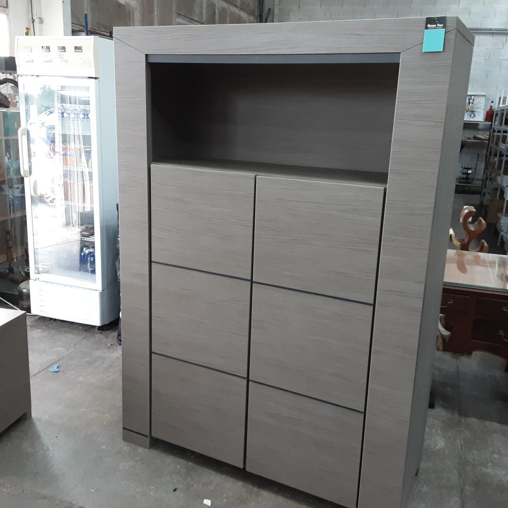 VITRINE BOIS GRIS