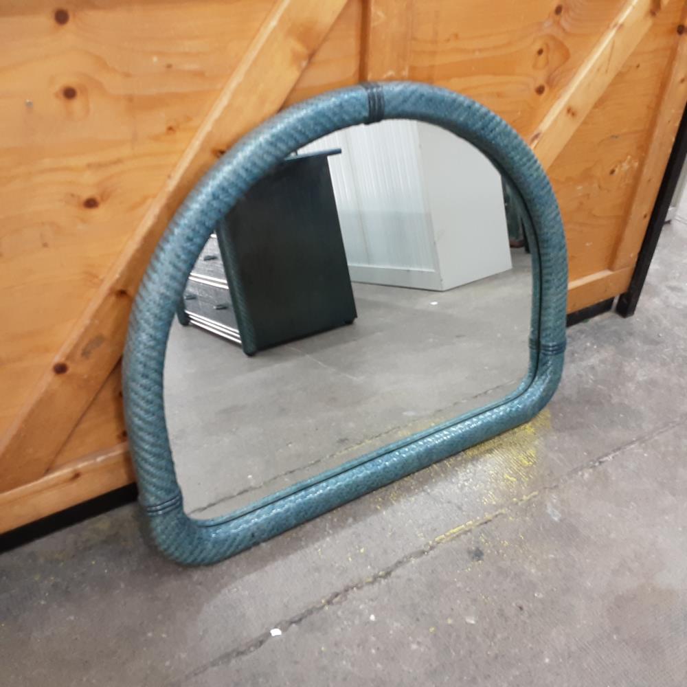 MIROIR ROTIN BLEU